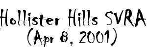 Hollister (Apr 08, 2001)